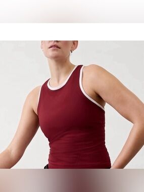 Athleta NWT Momentum Seamless High Neck Crop Tank